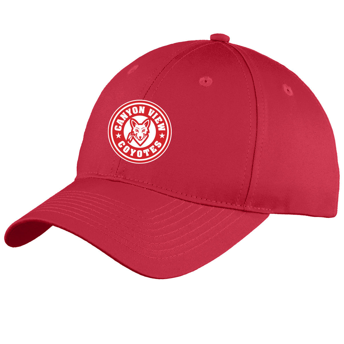 CANYONVIEW CIRCLE LOGO YOUTH SIX-PANEL UNSTRUCTURED TWILL CAP