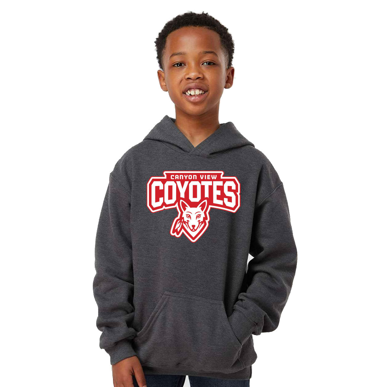 CANYON VIEW MAIN LOGO YOUTH HOODED SWEATSHIRT