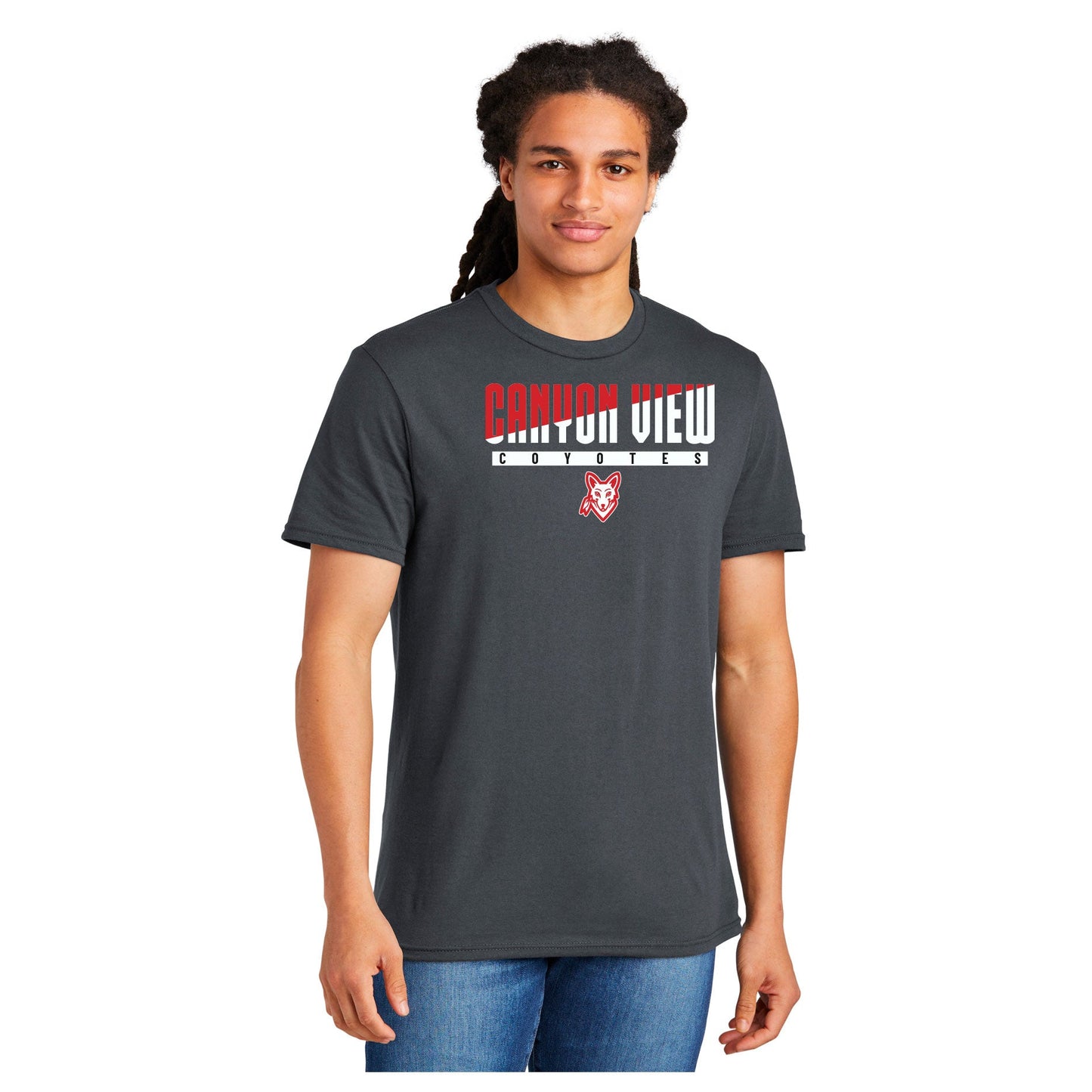 CANYON VIEW STACKED DESIGN ADULT SHORT SLEEVE TEE