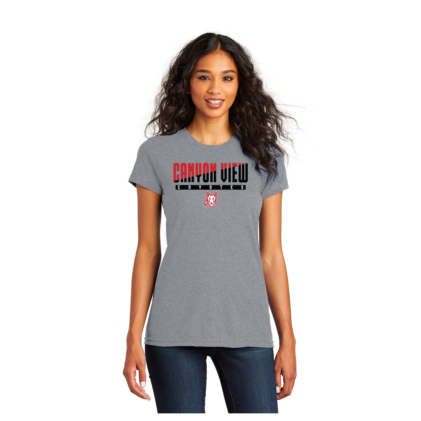 CANYON VIEW STACKED DESIGN WOMEN'S SHORT SLEEVE TEE