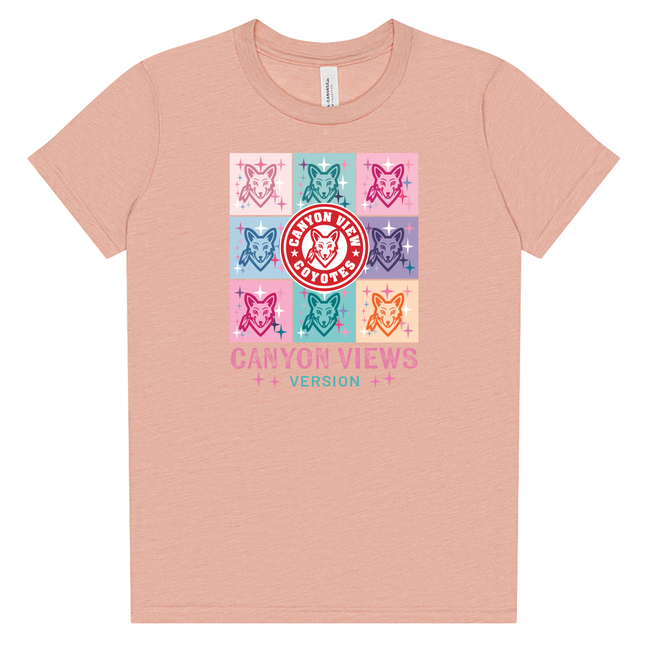 CT COYOTE NATION YOUTH TRIBLEND SHORT SLEEVE TEE