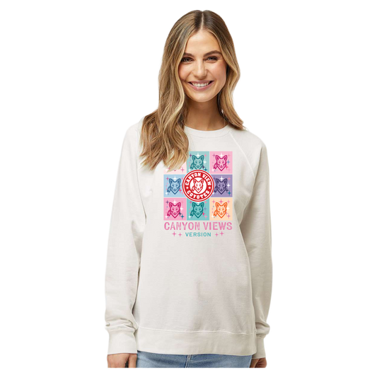 CT COYOTE NATION LIGHTWEIGHT LOOPBACK TERRY CREWNECK SWEATSHIRT