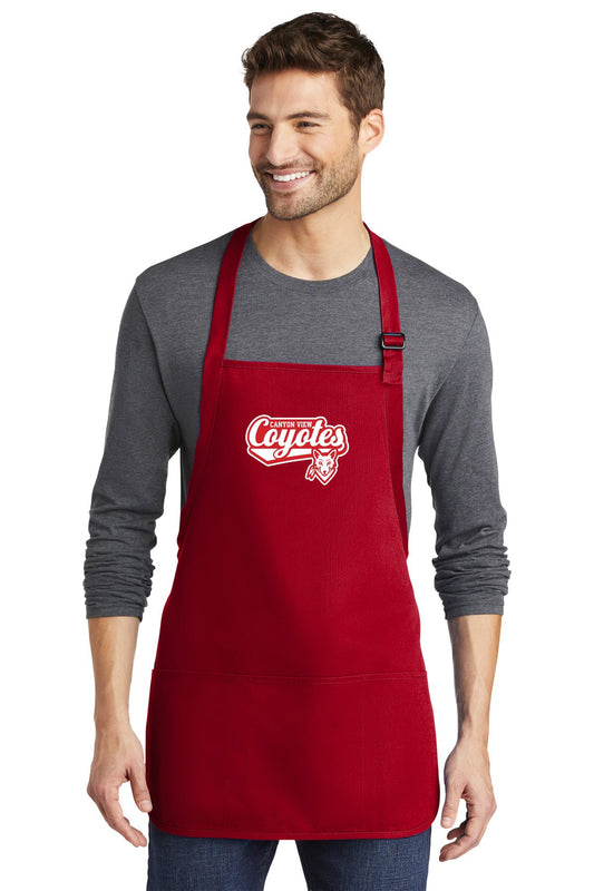 CANYON VIEW COYOTES APRON - SCRIPT DESIGN