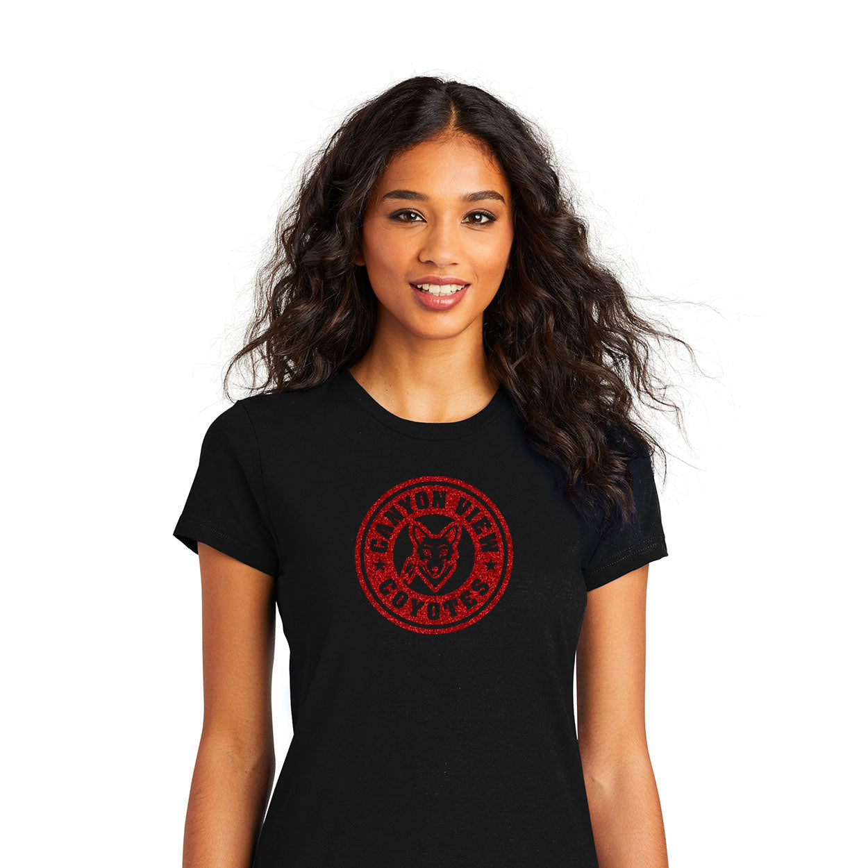 CANYON VIEW GLITTER WOMEN'S SHORT SLEEVE TEE