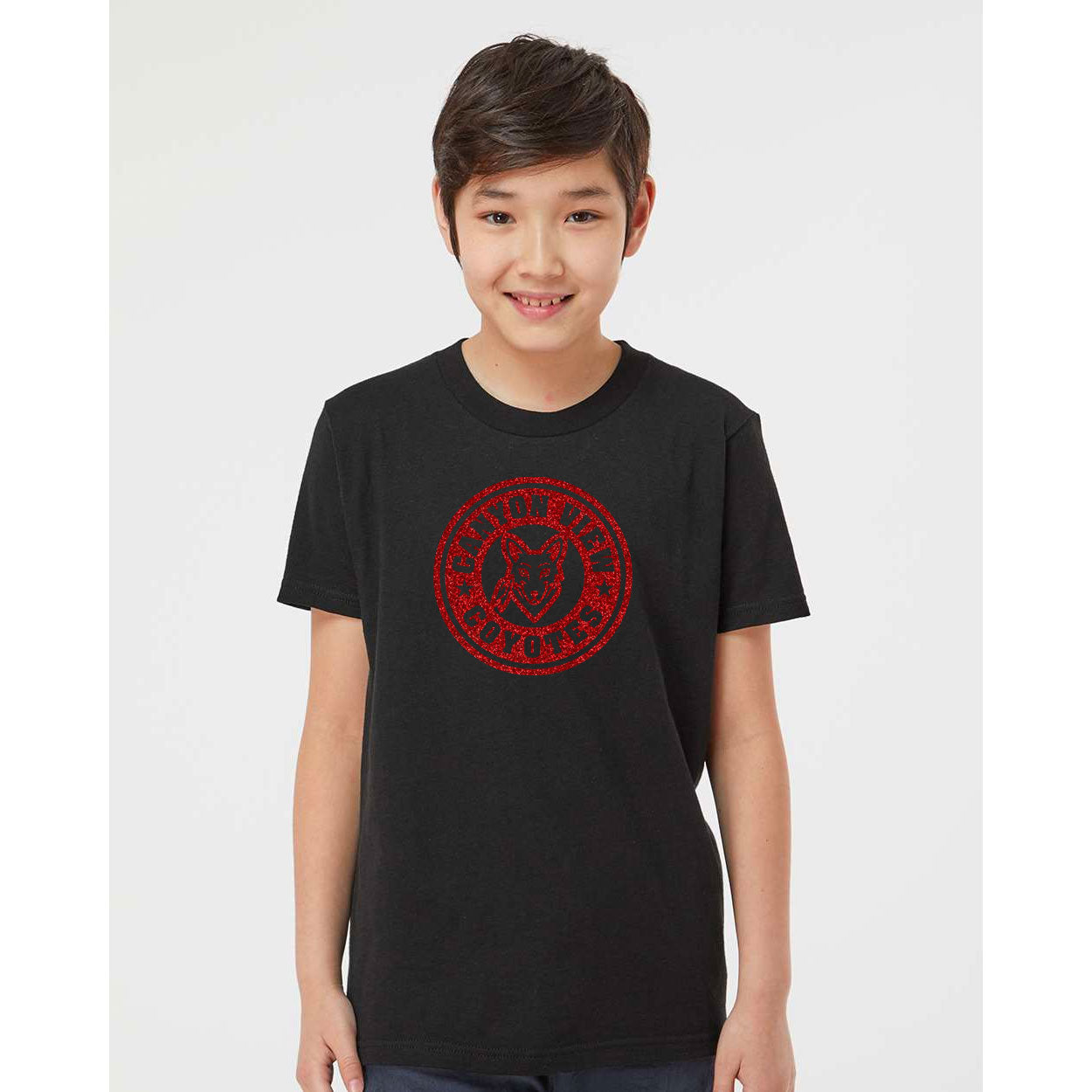 CANYON VIEW GLITTER YOUTH SHORT SLEEVE TEE