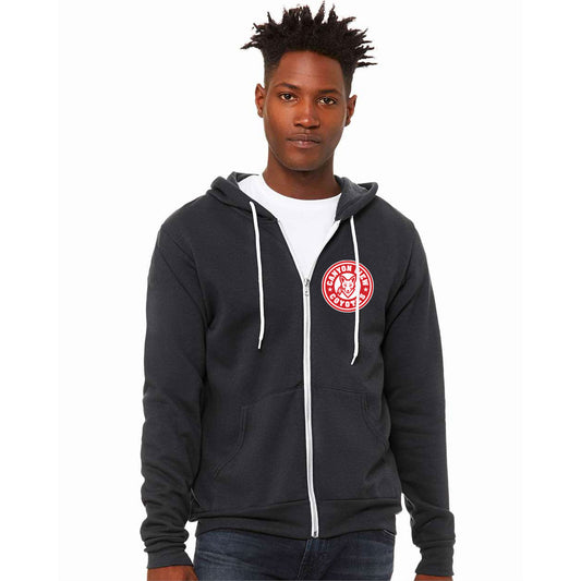 CANYON VIEW CIRCLE DESIGN BELLA+CANVAS ® UNISEX SPONGE FLEECE FULL-ZIP HOODIE