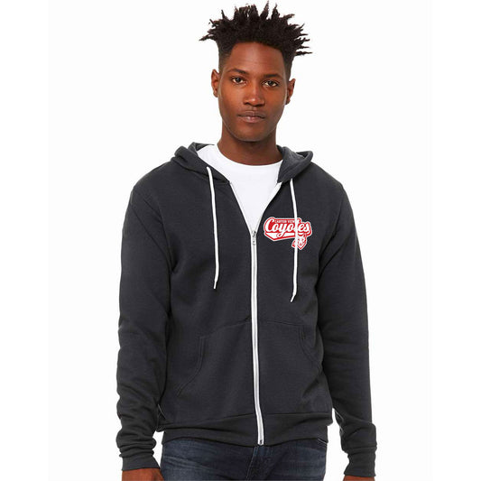 CANYON VIEW COYOTE DESIGN BELLA+CANVAS ® UNISEX SPONGE FLEECE FULL-ZIP HOODIE