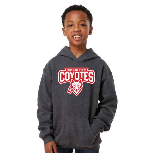 CANYON VIEW MAIN LOGO YOUTH HOODED SWEATSHIRT