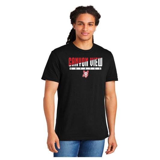 CANYON VIEW STACKED DESIGN ADULT SHORT SLEEVE TEE