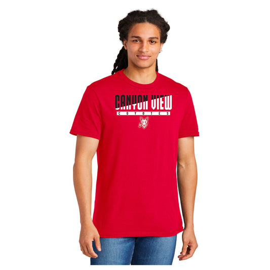 CANYON VIEW STACKED DESIGN ADULT SHORT SLEEVE TEE