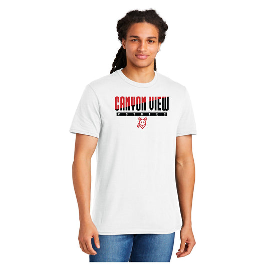 CANYON VIEW STACKED DESIGN ADULT SHORT SLEEVE TEE