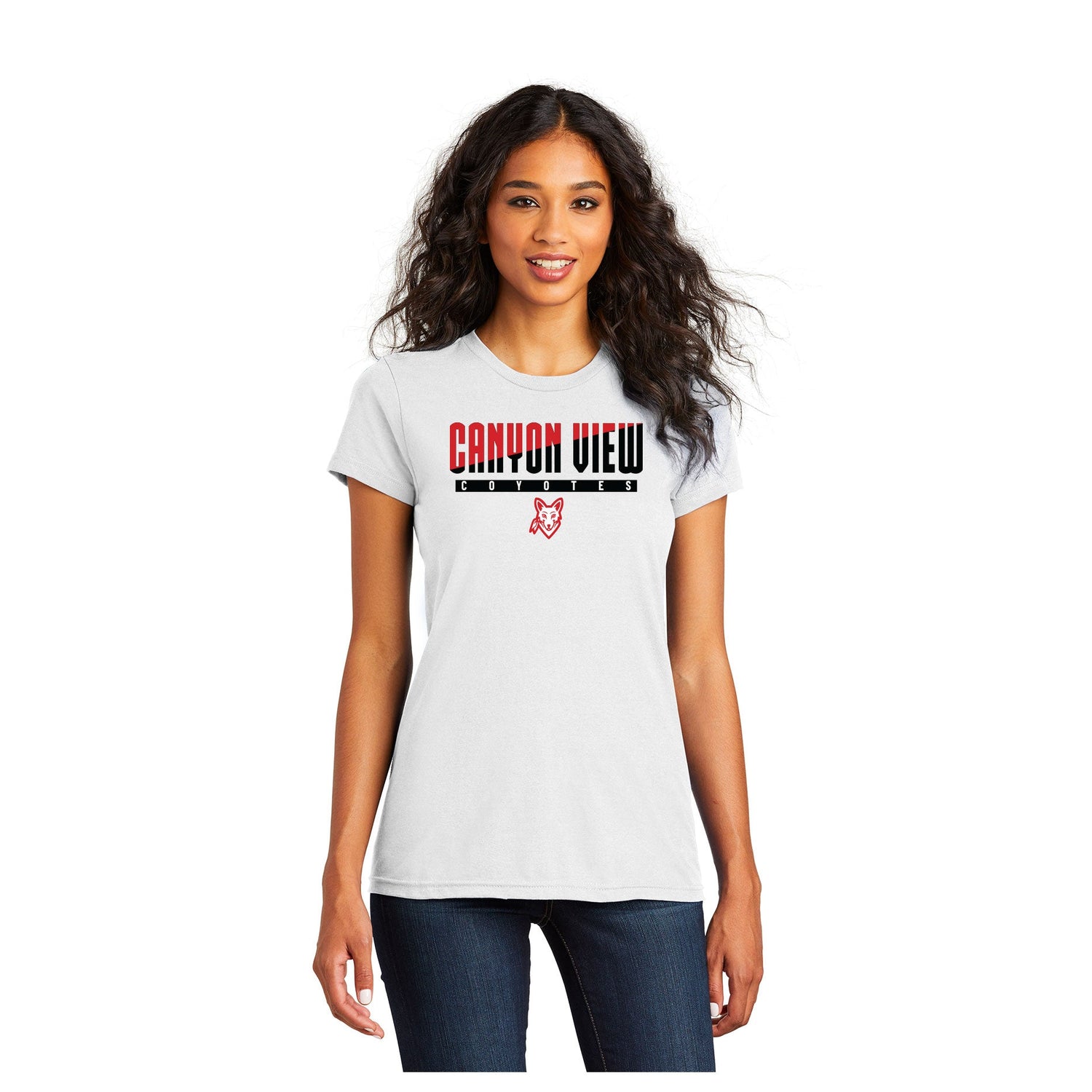 CANYON VIEW STACKED DESIGN WOMEN'S SHORT SLEEVE TEE