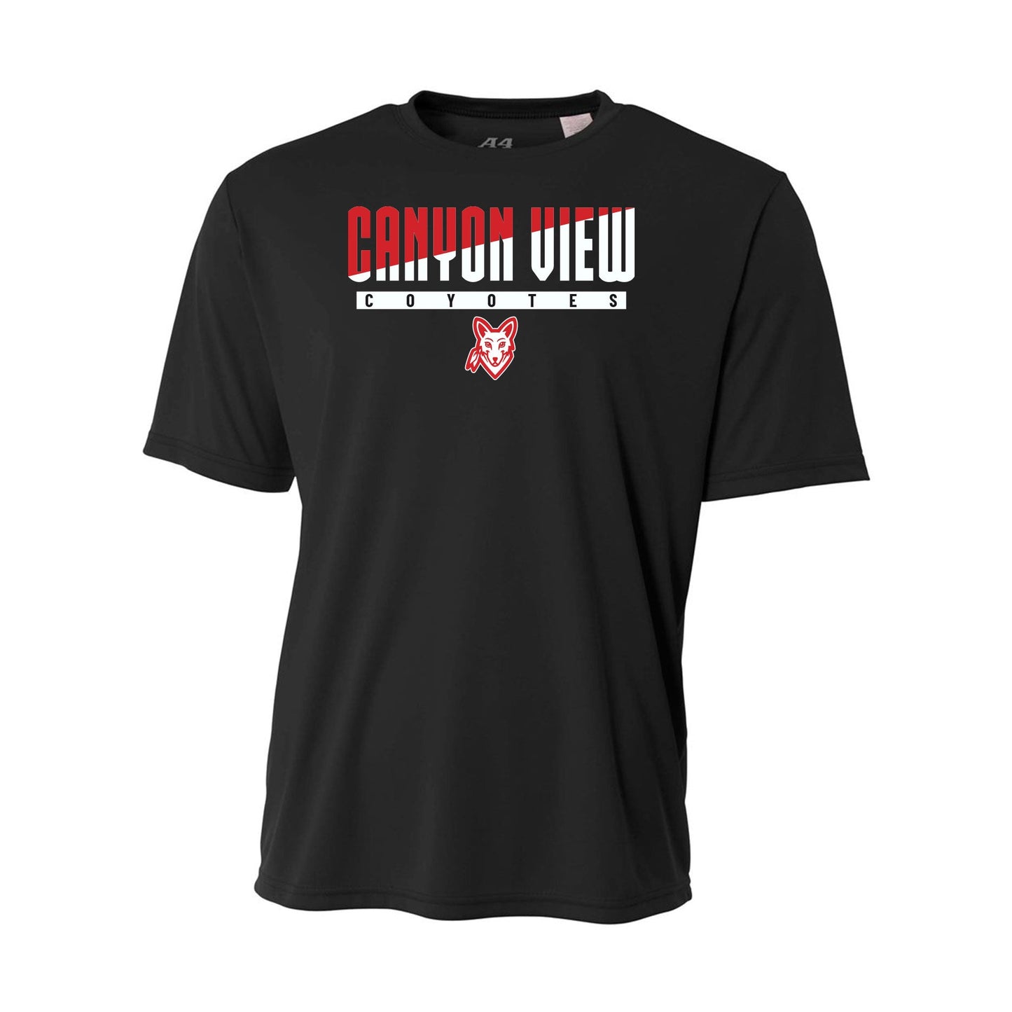 CANYON VIEW STACKED DESIGN YOUTH PERFORMANCE TEE