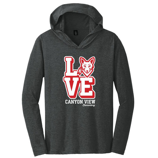 Canyon View Coyotes Unisex Hooded Long Sleeve Tee