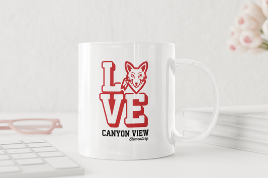 Canyon View Coyotes 11 Oz. Mug 11 Oz. Mug - Love Design