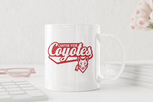 Canyon View Coyotes 11 Oz. Mug 11 Oz. Mug - Script Design