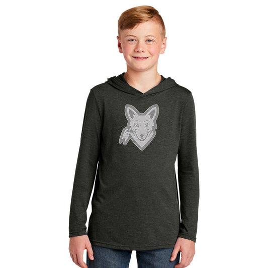 CANYON VIEW MONO COYOTE YOUTH PERFECT TRI  LONG SLEEVE HOODIE