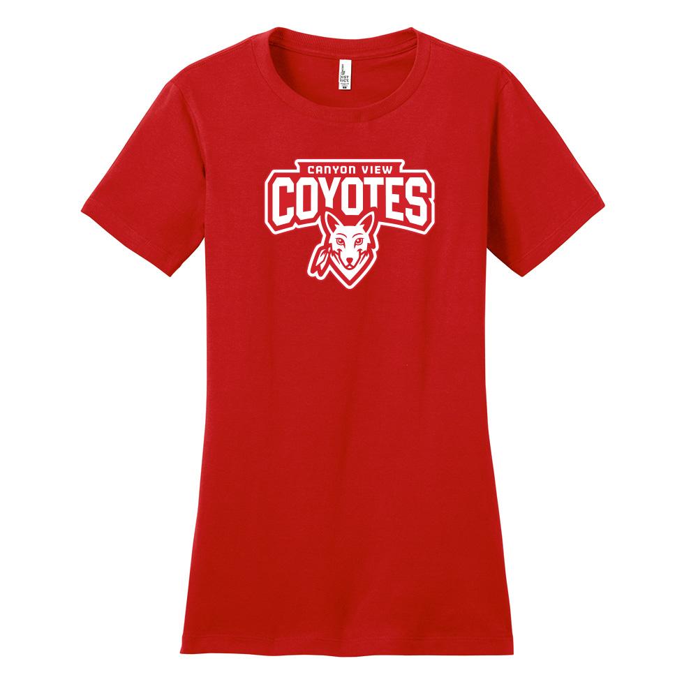 Canyon View Coyotes Women's Short Sleeve Tee