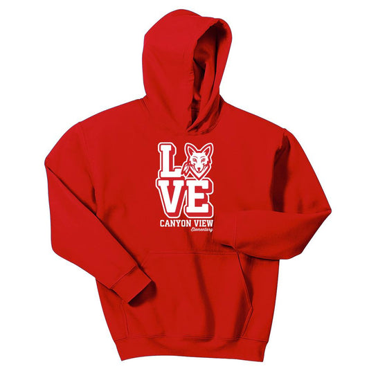 Canyon View Coyotes Youth Short Sleeve Tee - Love Design