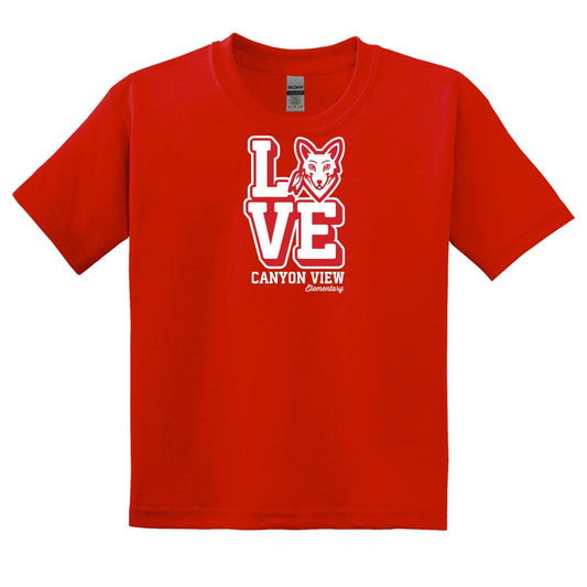 Canyon View Coyotes Youth Short Sleeve Tee